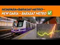 Download Lagu BEWIJS: Nieuwe Garia - Barasat Metro | Oranje lijn naar Barasat | Metro van Calcutta