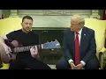 Zelensky Plays APT on Guitar for Trump