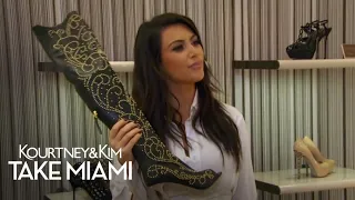 Kim s Expensive Shoe Addiction Kourtney Kim Take Miami E