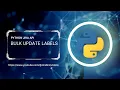 Jira API with Python - Bulk update labels