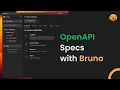 OpenAPI Spec with Bruno OpenAPI Documentation