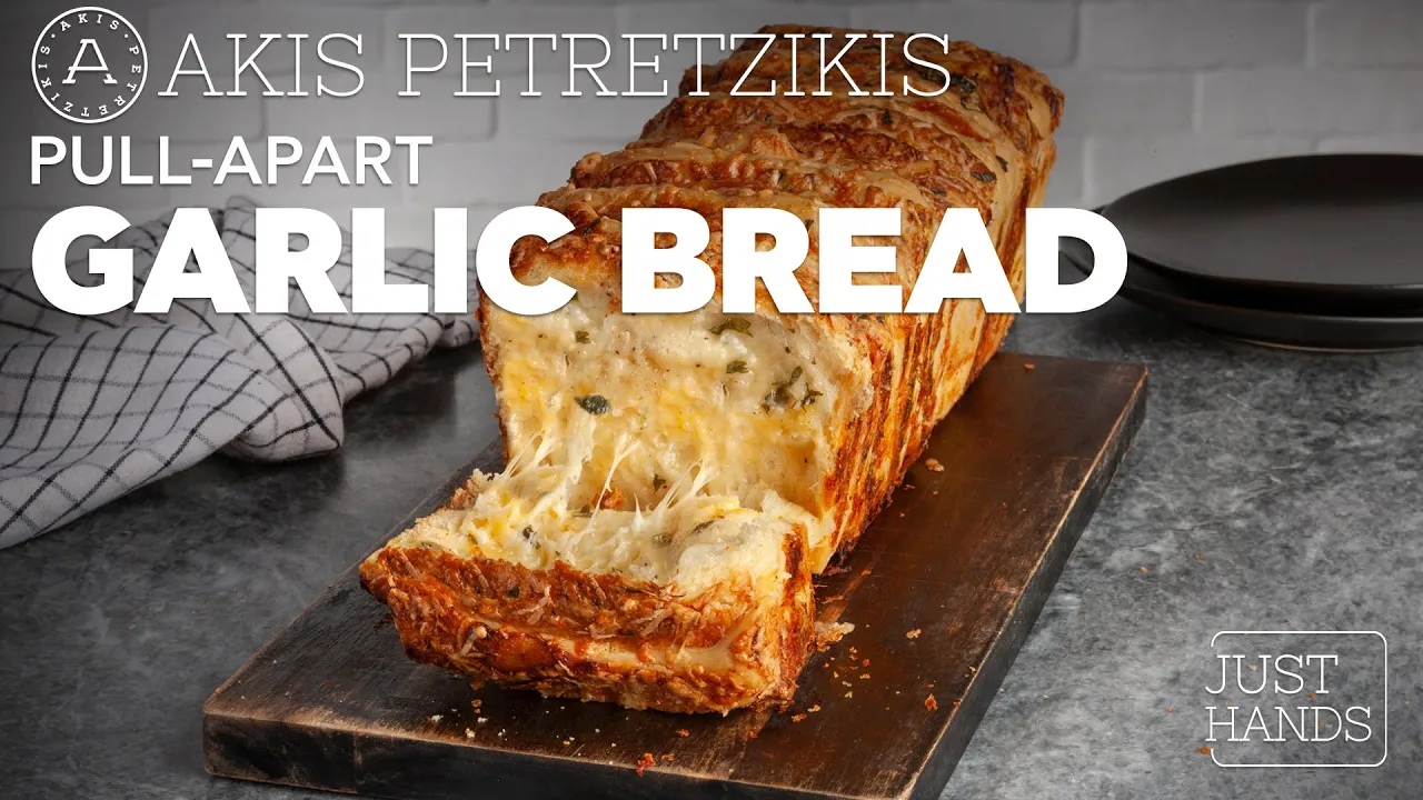 Pull-Apart Garlic Bread   Akis Petretzikis