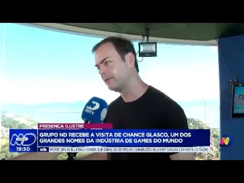 Grupo ND recebe a visita de Chance Glasco, um dos grandes nomes da indústria de games do mundo