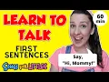 First Sentences for Toddlers Learn to Talk Toddler Speech Delay Speech Practice English