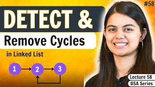 Detect Remove Cycle in Linked List DSA Series by shradhaKD