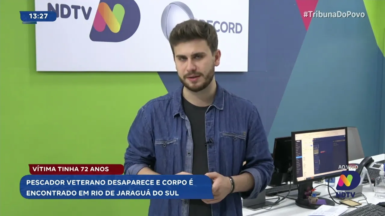 Tragédia em Jaraguá do Sul: idoso desaparecido durante pescaria é encontrado sem vida