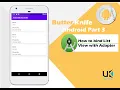 Butter Knife Android Part 3 Fragment Bind View