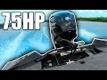 How Fast Is a BASS TRACKER Pro Team 175 75hp Mercury TOP SPEED TEST