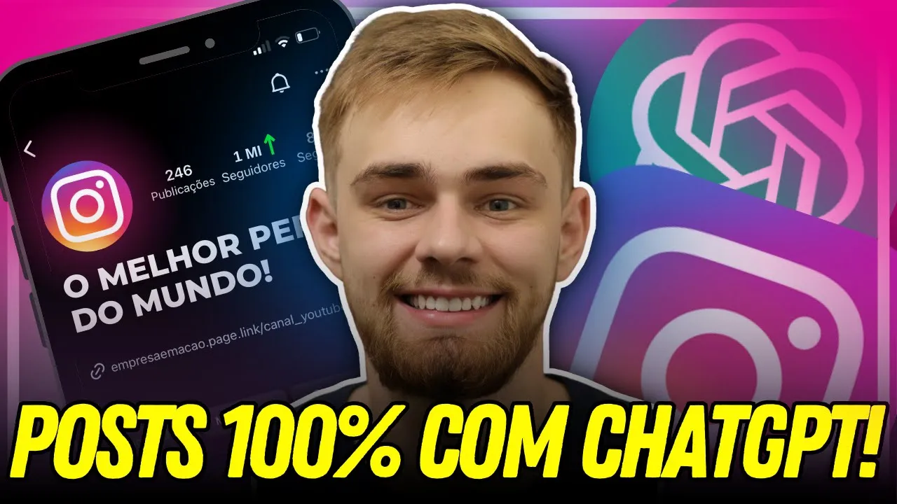 Como Fazer POSTS Para o INSTAGRAM com CHATGPT?! 1 ANO DE CONTEÚDO Em Minutos