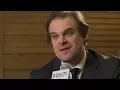 Video di David Harbour talks playing 'Hellboy' & the Mythos of American Superheros
