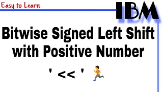 Bitwise Left Shift with Positive Number in Java in Hindi Class 9 Use of shift operator