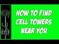 Cell Towers Near Me - How EASILY Find Cell Towers Near Your Location