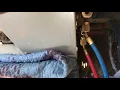 R-22 Air conditioner with a Freon leak Leak repaired Converted to R--22B