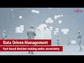 Data Driven Management Decision making with data under uncertainty