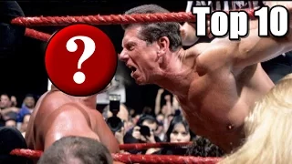 10 LUTADORES QUE JA BRIGARAM COM VINCE MCMAHON