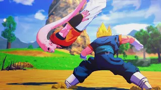 dragon ball z kakarot ssj vegito vs super buu boss battle gameplay full fight 
