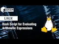 Bash Script for Arithmetic Expressions Command-Line Calculator with Custom Flags