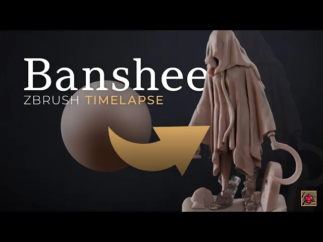 Banshee D&D Dark Elf - with Free Monsters Series Pdf - DnD Warrior for RPG and Tabletop Games video thumbnail