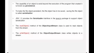 CoreJava Chapter 44 - Serialization IO Stream