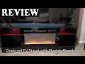 oneinmil Fireplace TV Stand with Electric Fireplace - Installation Review