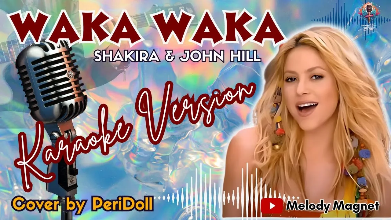 Shakira - WAKA WAKA (cover by PeriDoll) || KARAOKE - LYRICS || Trending Song 2024