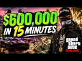 SOLO MONEY METHOD IN GTA 5 ONLINE 600 000 IN 15 MINUTES BEST METHOD FOR MAKING MILLIONS