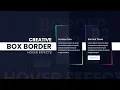 CSS Skewed Border Creative Box Border Hover Effects Html CSS