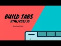 Need to Build Tabs easy with JS under 15 min