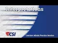 Intro to Construction Contract Administration - Chapter 8 Part 1 Interpretations