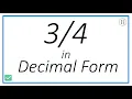 Writing the Fraction in Decimal Form Updated for 2025