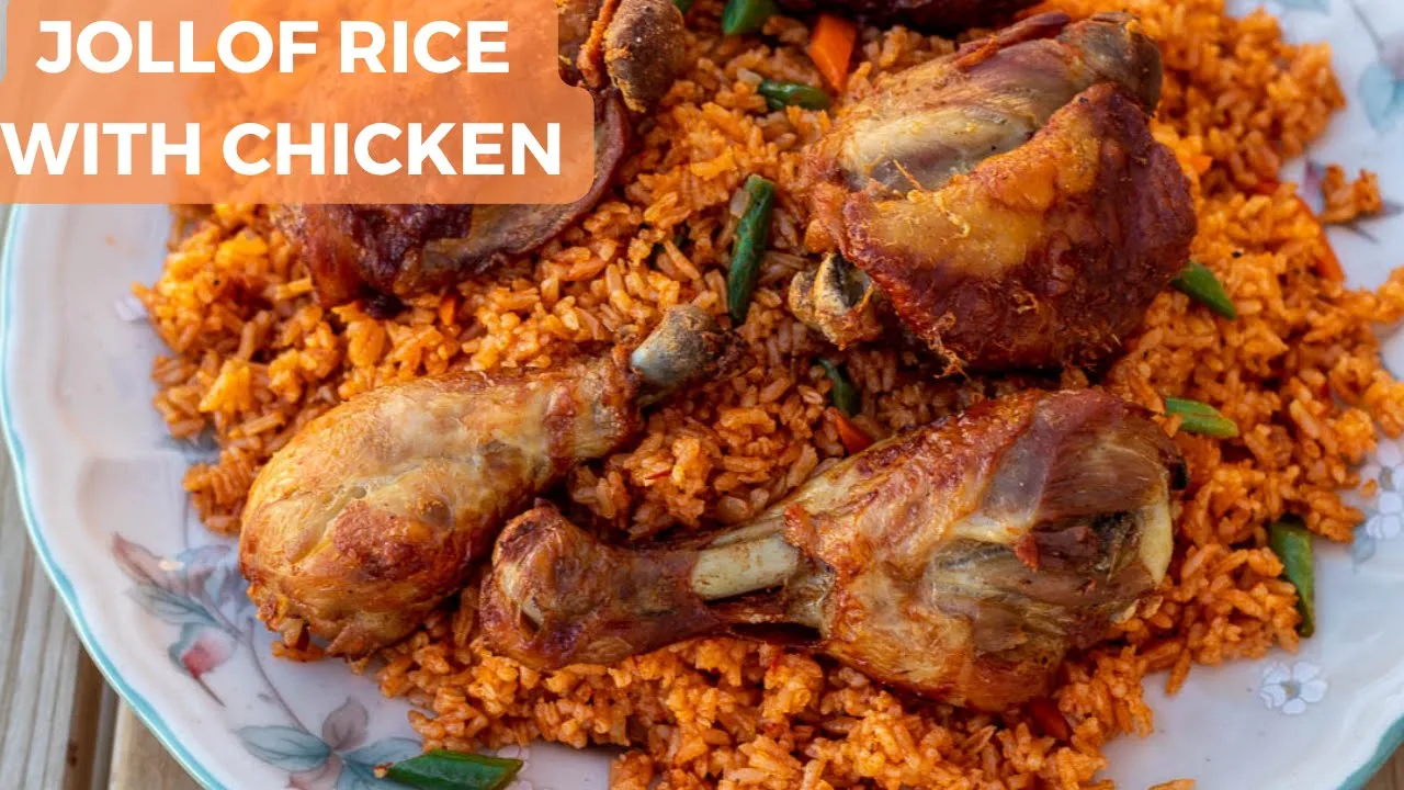 Jollof Rice With Chicken    Super Tasty Chicken and Rice Recipe