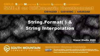 C Cohort 02U2 - String Format and String Interpolation