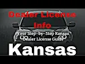 How To Obtain Dealer License In Kansas Pt 1 Tune In
