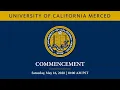 UC Merced Commencement Spring 2020