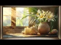 Easter Lilies Frame TV Art Still Life Screensaver For Your TV