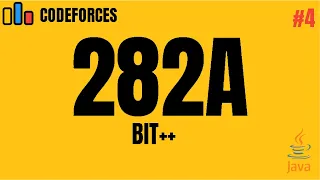Codeforces 282A - Bit Java Solution