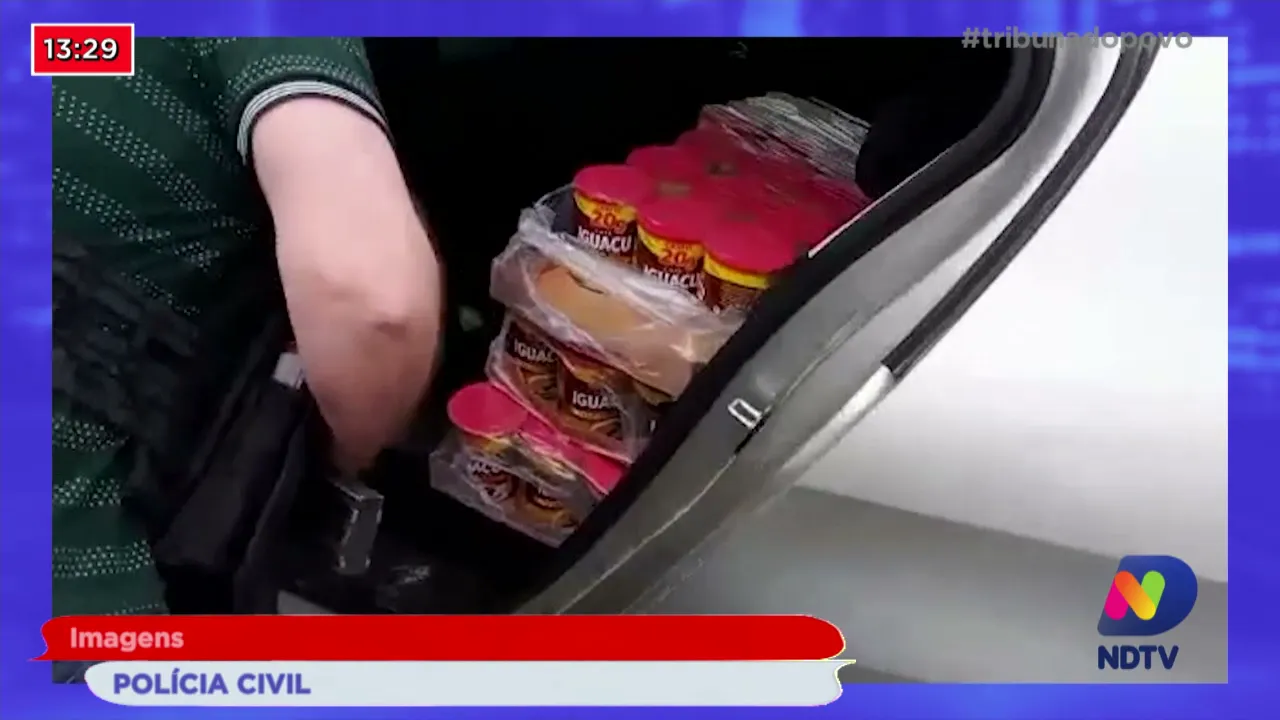 Carga roubada de café solúvel é encontrada em Araquari