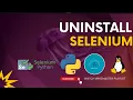 Uninstall Python Selenium in Ubuntu How to Uninstall Python Selenium in Ubuntu Server WhizMaster
