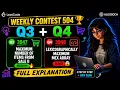 LeetCode Weekly Contest 504 Q3 Q4 Explained Maximum Sale II MEX Array Detailed Explanation