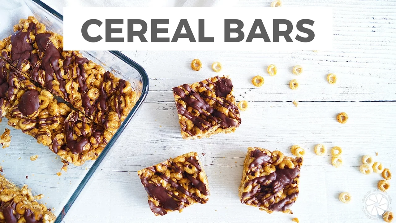 Gluten-Free Dark Chocolate Almond Butter Cereal Bars   Healthy Grocery Girl Cooking Show