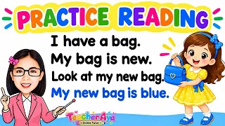 SIMPLE SENTENCE READING PRACTICE FOR KIDS | Online Reading Tutorials for Young Learners!
