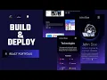 Build Deploy a Stunning React Portfolio with Vite Tailwind CSS and GitHub Actions