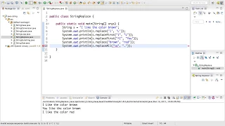 Java String Replacing Characters
