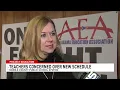 Teachers concerned over new schedule - NBC 15 WPMI