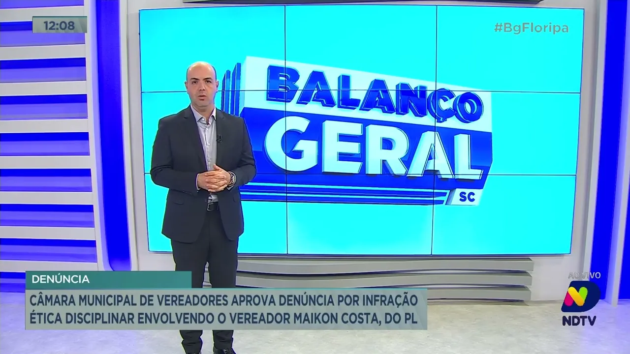 Florianópolis: Câmara de Vereadores aprova denúncia por infração ética contra vereador Maikon Costa