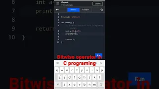 Bitwise operator in C programing