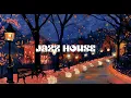 Jazz House Mix 🌙 Autumn City Park Lounge | Deep House Evening Vibes