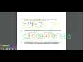 Integer Word Problems