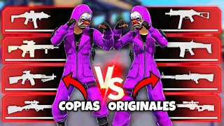  COMPARAMOS LAS NUEVAS ARMAS de FREE FIRE VS LAS ORIGINALES! 😱🔥 ¿CUÁLES SON MEJORES?