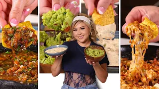 Game Day Ready! 4 Mexican Dips Your Guests Will Devour Before Kickoff (Salsa, Guac, Queso Dips)